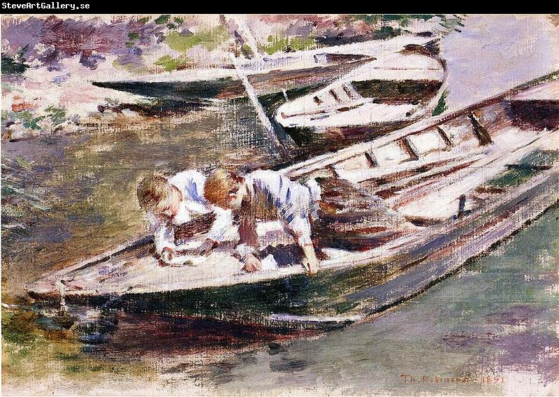 Theodore Robinson Two in a Boat